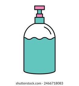 Liquid soap color icon vector design templates simple and modern