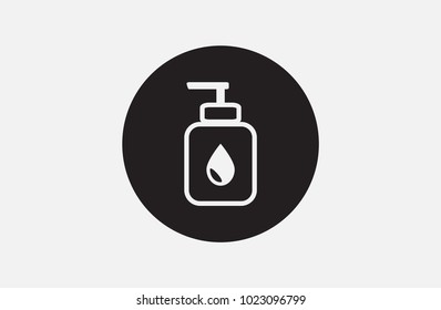 liquid soap, cream, icon, eps10