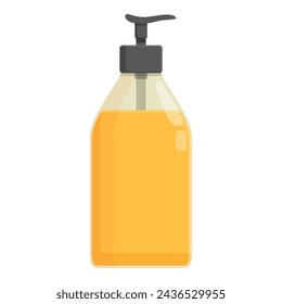 Liquid soap dispenser icon cartoon vector. Social service. Face network formula