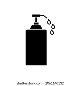 Liquid Soap Dispenser Icon Vector Symbol Illustration