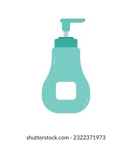 Liquid Soap and Dispenser Icon Vector Design.