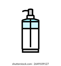 liquid soap dispenser pump color icon vector. liquid soap dispenser pump sign. isolated symbol illustration