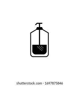 Liquid soap in dispenser sign
