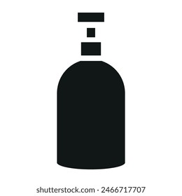 Liquid soap glyph icon vector design templates simple and modern