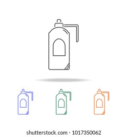 Liquid Soap Icon. Element multi color female accessories icons for mobile concept and web apps. Thin line  icon for website design and development, app development. Premium icon on white background