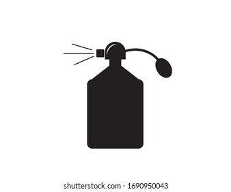 El icono del jabón líquido. Símbolo de lavado manual. Perfume. Ilustración de Vector plano