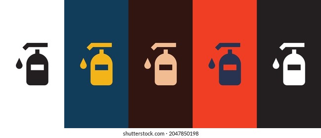 Symbol für flüssige Seife, einzelne Vektorsymbol