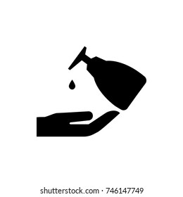 liquid soap icon illustration isolated vector sign symbol