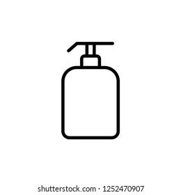 Liquid Soap Icon Outline Vector