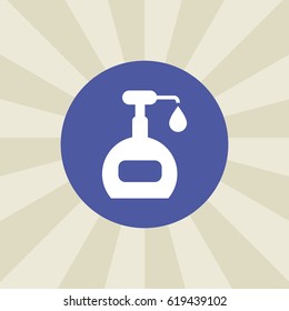 liquid soap icon. sign design. background