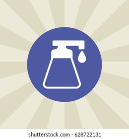 liquid soap icon. sign design. background