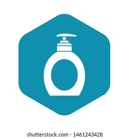 Liquid soap icon. Simple illustration of liquid soap vector icon for web
