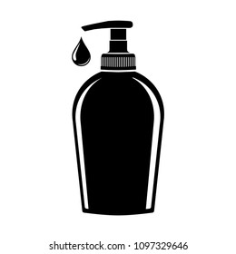 Liquid Soap Icon Vector