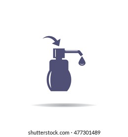 Liquid Soap Icon Vector