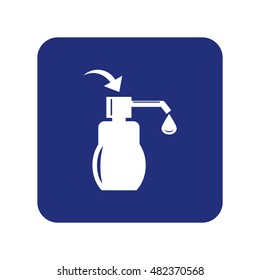 Liquid Soap Icon Vector
