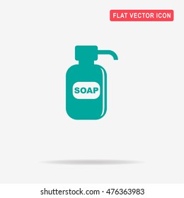 Liquid soap icon. Vector concept illustration for design.