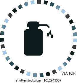 Liquid soap icon, vector design