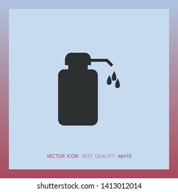 Liquid soap icon, vector design element