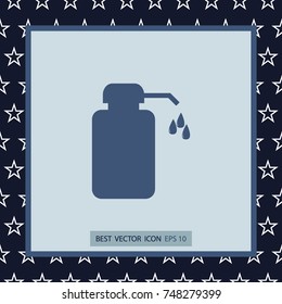 Liquid soap icon, vector design