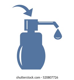 Liquid Soap Icon Vector flat design style