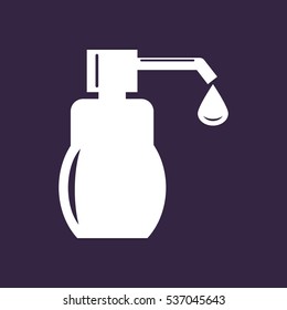 Liquid Soap Icon Vector flat design style