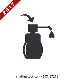 Liquid Soap Icon Vector flat design style