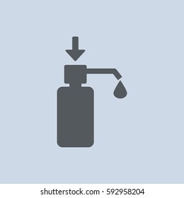 Liquid Soap Icon Vector flat design style