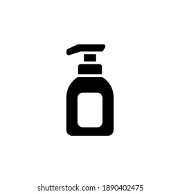 liquid soap icon vector glyph style design 