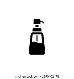 liquid soap icon vector glyph style design 