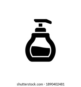 liquid soap icon vector glyph style design 