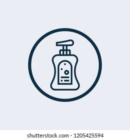 Liquid soap icon. Vector illustration