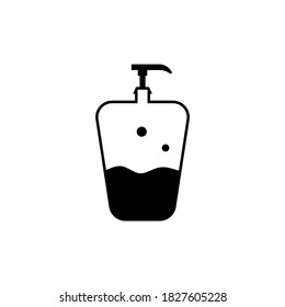 plantilla de logotipo de ilustración de vectores de iconos de jabón líquido