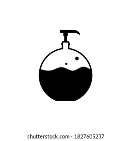 liquid soap icon vector illustration logo template