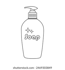 liquid soap icon vector illustration symbol design