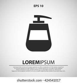 liquid soap icon. liquid soap vector illustration