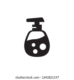 liquid soap icon vector symbol template