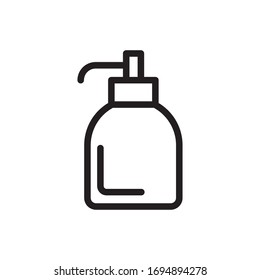 liquid soap icon vector symbol template