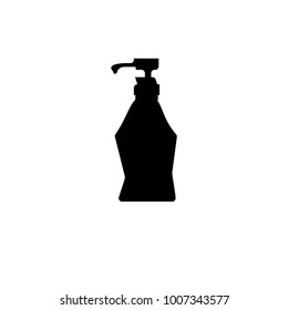 liquid soap icon.black design icon