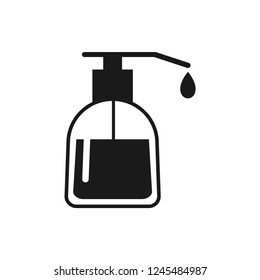 liquid soap icon,vector illustration
