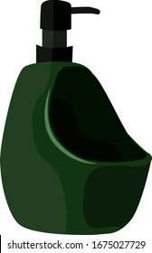 Liquid soap, illustration, vector on white background.