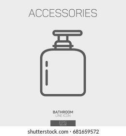 Liquid Soap Line Icon