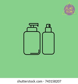 liquid soap line icon