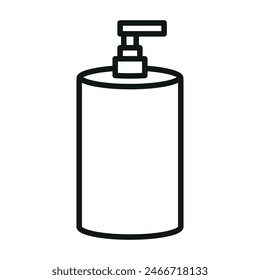 Línea de jabón líquido icono de diseño de Vector Plantillas simples y modernas