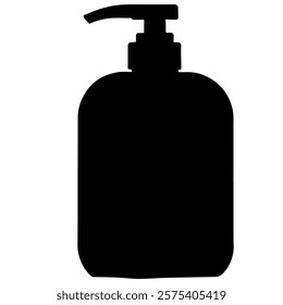 Liquid soap silhouette vector icon sign symbol illustration design.
