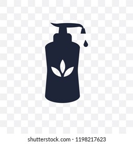 Liquid soap transparent icon. Liquid soap symbol design from Hygiene collection. Simple element vector illustration on transparent background.