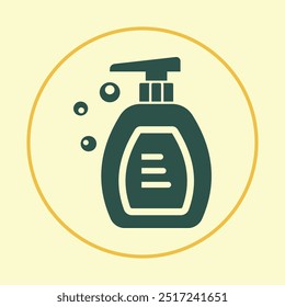 Liquid Soap trendy icon superb abstract vector illustration colorful artwork lovely design.eps