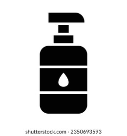 Liquid Soap Vector Glyph Icon For Personal And Commercial Use.
