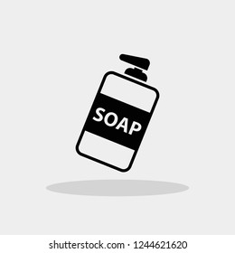 Liquid soap vector icon