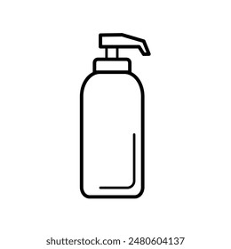 liquid soap - vector icon	