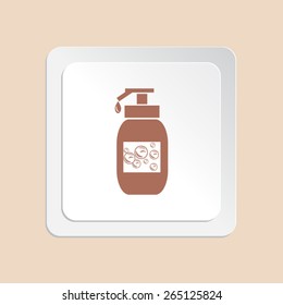 Liquid soap vector icon 